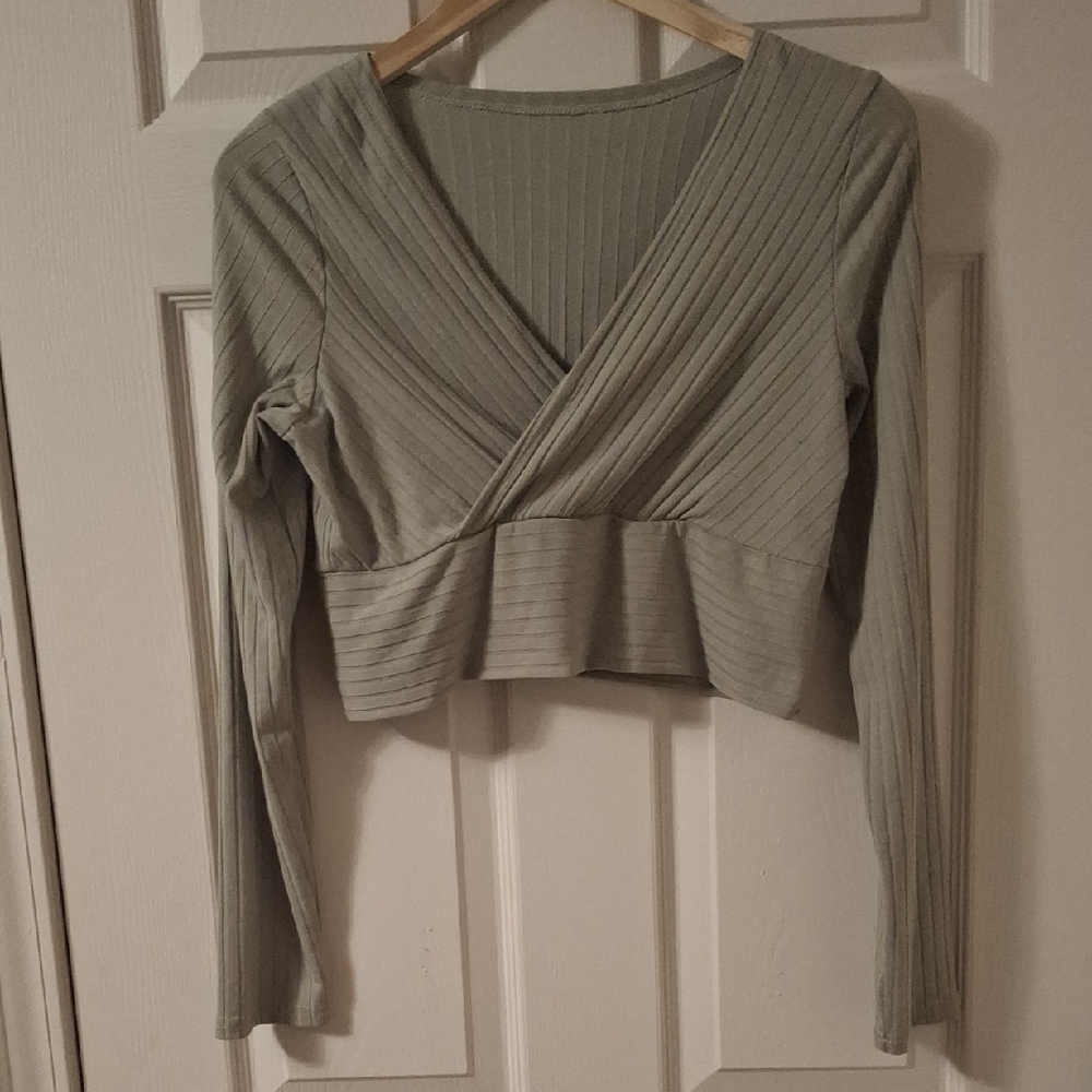 SHEIN Ribbed Crop Top